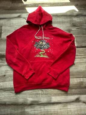 Tradewind Wholesale Rick and Morty Space Cruiser Red Hoodie